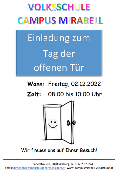 tag der offenen tur 2022